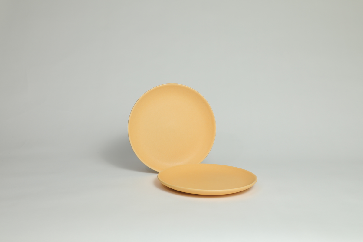 Yellow ceramic plate (small)